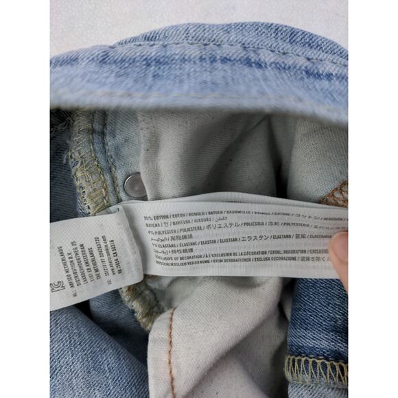 Mens Hollister Skinny Epic Flex Jeans Size 29x30 Blue Denim Cotton Blend Logo - Picture 8 of 11